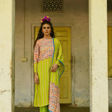 Champa Green Kurta Set