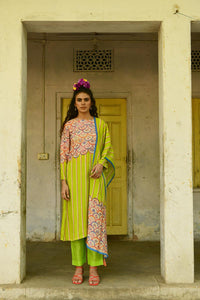 Champa Green Kurta Set