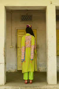 Champa Green Kurta With Pants
