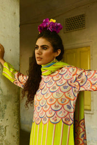 Champa Green Kurta With Pants