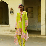Khus Tunic And Dhoti Pant Set