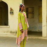 Khus Tunic And Dhoti Pant Set