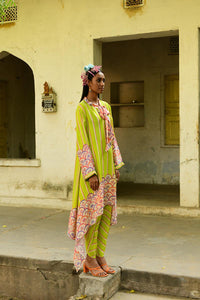 Khus Tunic And Dhoti Pant Set
