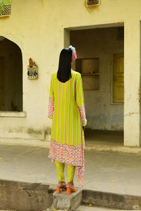 Khus Tunic And Dhoti Pant Set