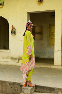 Khus Tunic And Dhoti Pant Set