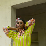 Khus Tunic And Dhoti Pant Set