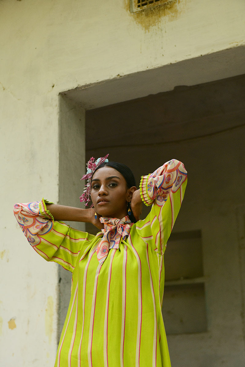 Khus Tunic And Dhoti Pant Set