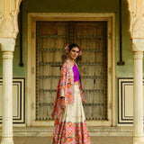 Nargis Lehenga Set With Cape