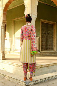 Palash Kurta And Dhoti Pants With Dupatta