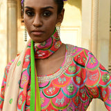 Palash Kurta And Dhoti Pants With Dupatta
