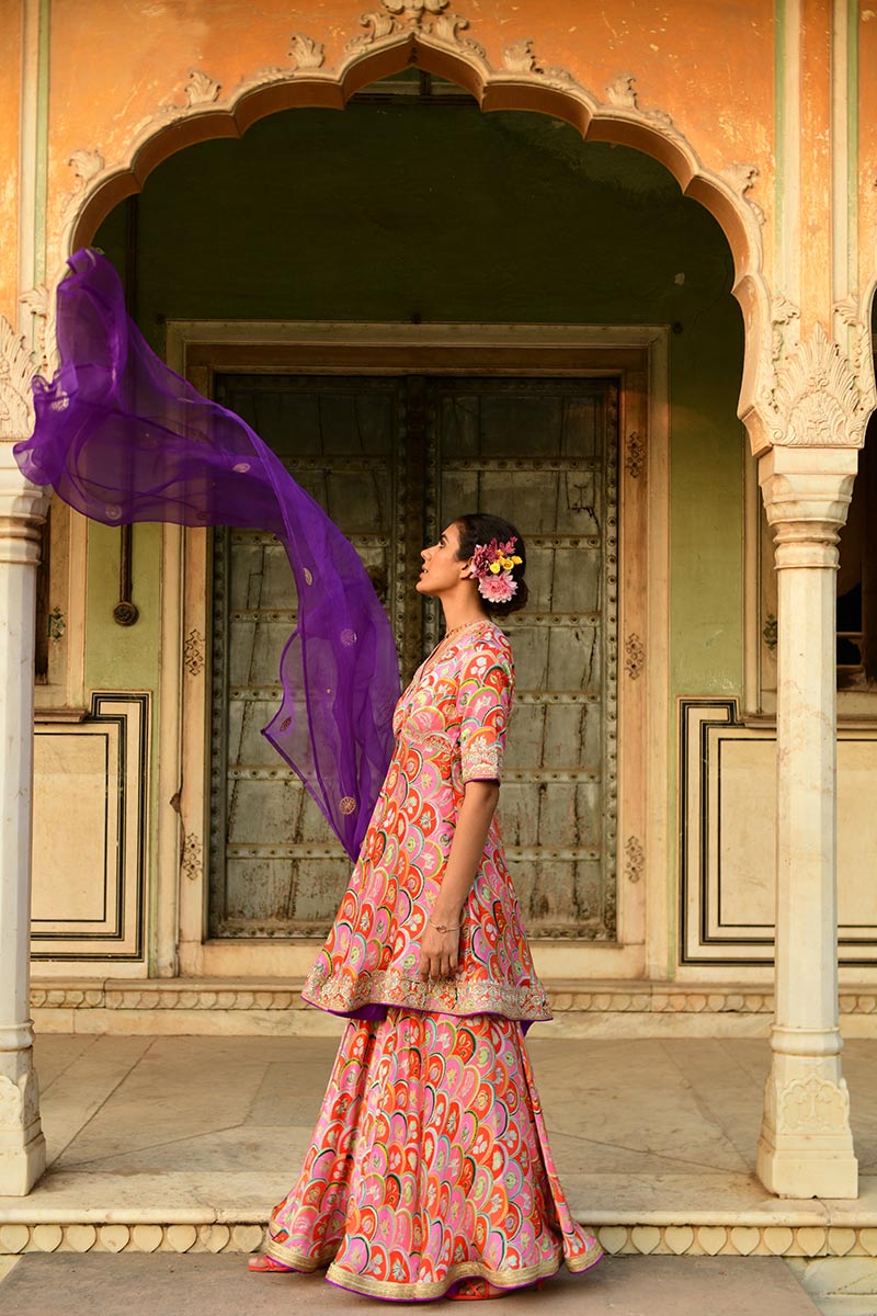 Raat Rani Sharara Set With Dupatta