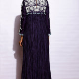 Ekrang Tota Crushed Applique Dress