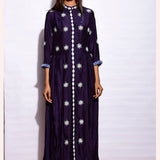 Tara Crushed Applique Embroidered Kurta With Pants