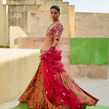 Panna Printed Embroidered Lehenga Set