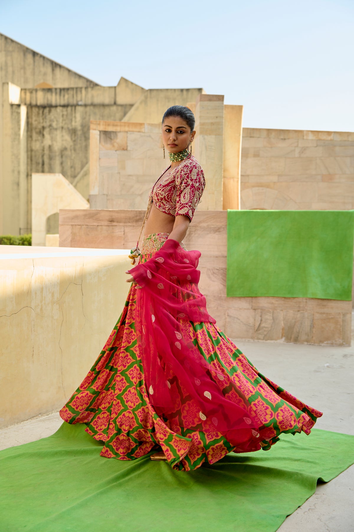 Panna Lehenga Set