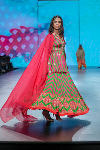 Gulal Riya Printed Embroidered Lehenga Set
