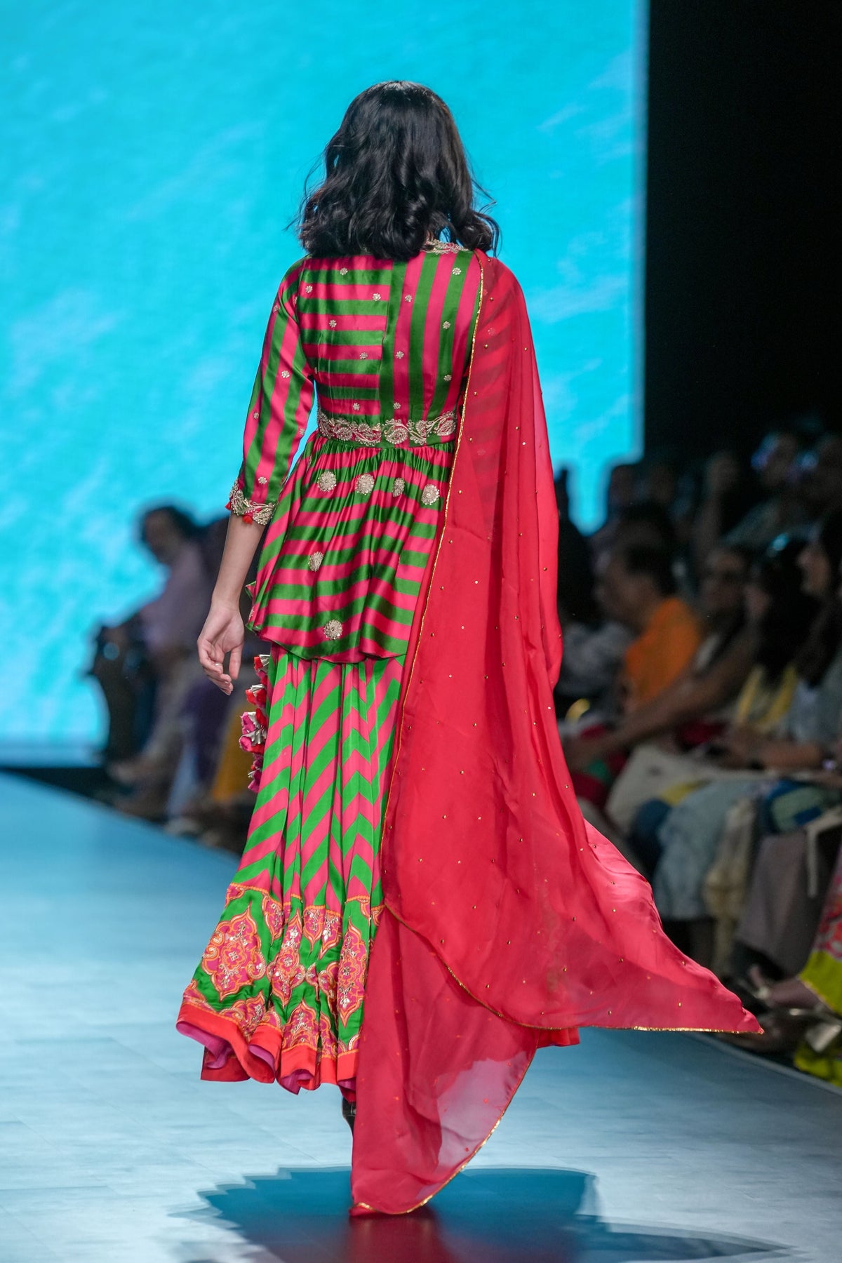 Gulal Riya Printed Embroidered Lehenga Set