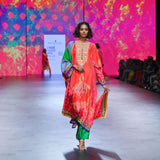 Gulal Printed Embroidered Kurta Set