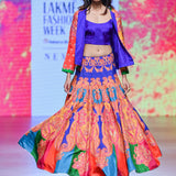 Gulal Printed Embroidered Lehenga Set