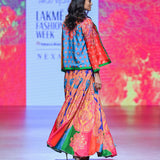Gulal Printed Embroidered Lehenga Set