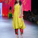 Gulal Printed Embroidered Kurta Cape Set