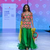 Gulal Printed Embroidered Sharara Set