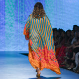 Gulal Printed Embroidered Kaftan