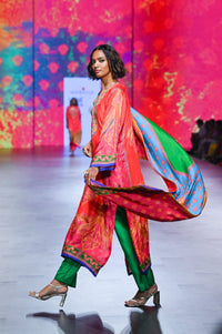 Gulal Printed Embroidered Kurta Set