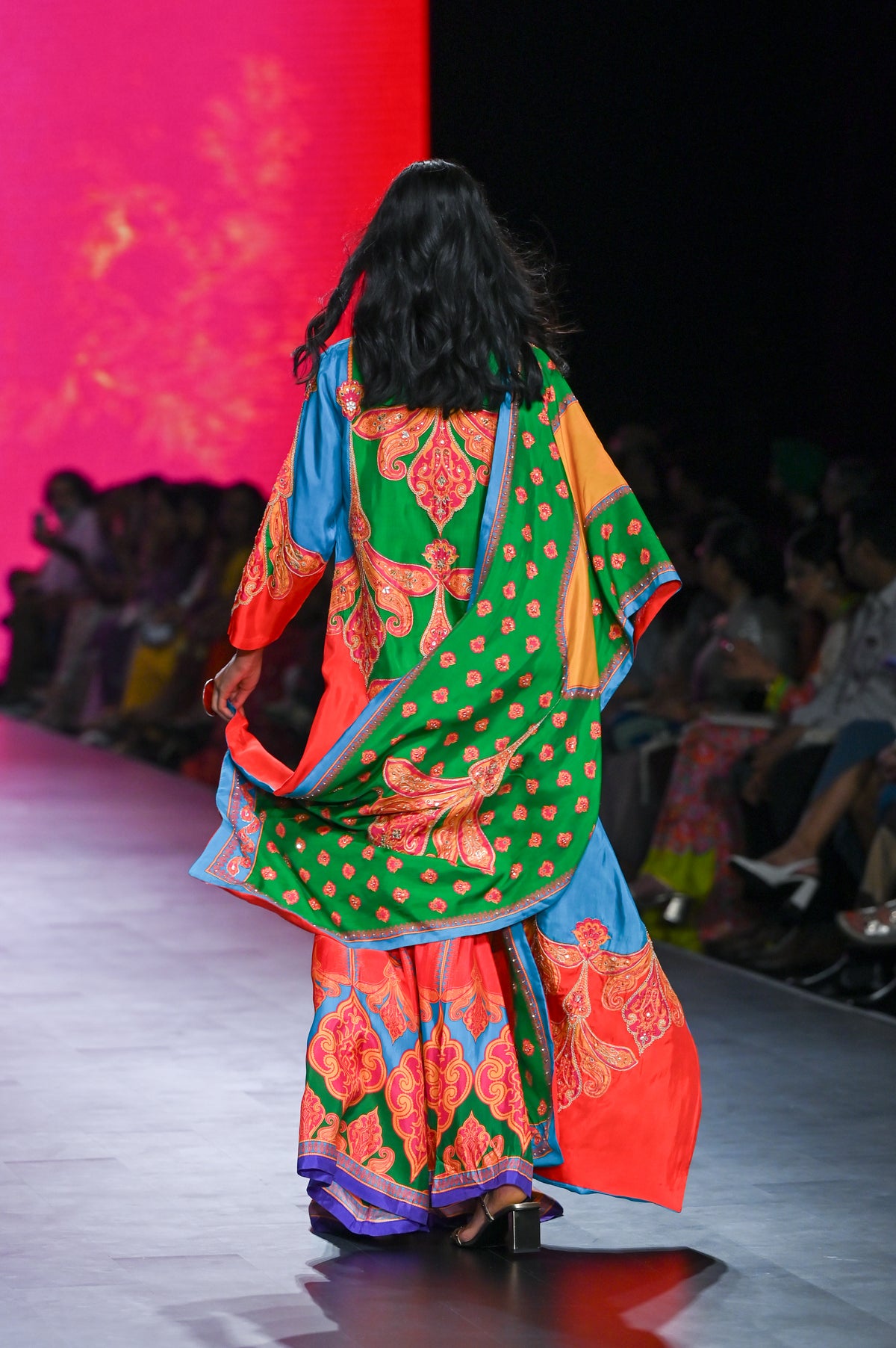 Gulal Printed Embroidered Sharara Set