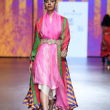 Gulal Printed Embroidered Jacket With Bias Dress