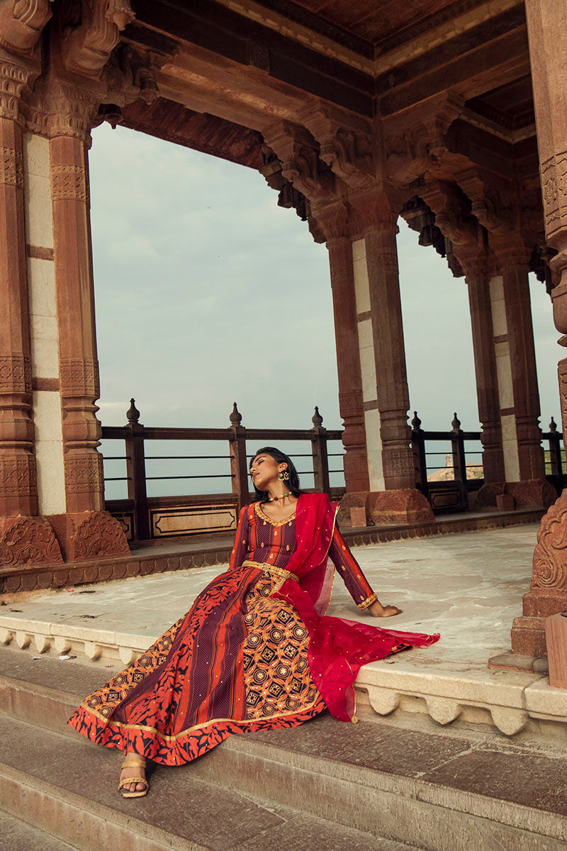 Laxmangarh Anarkali Set