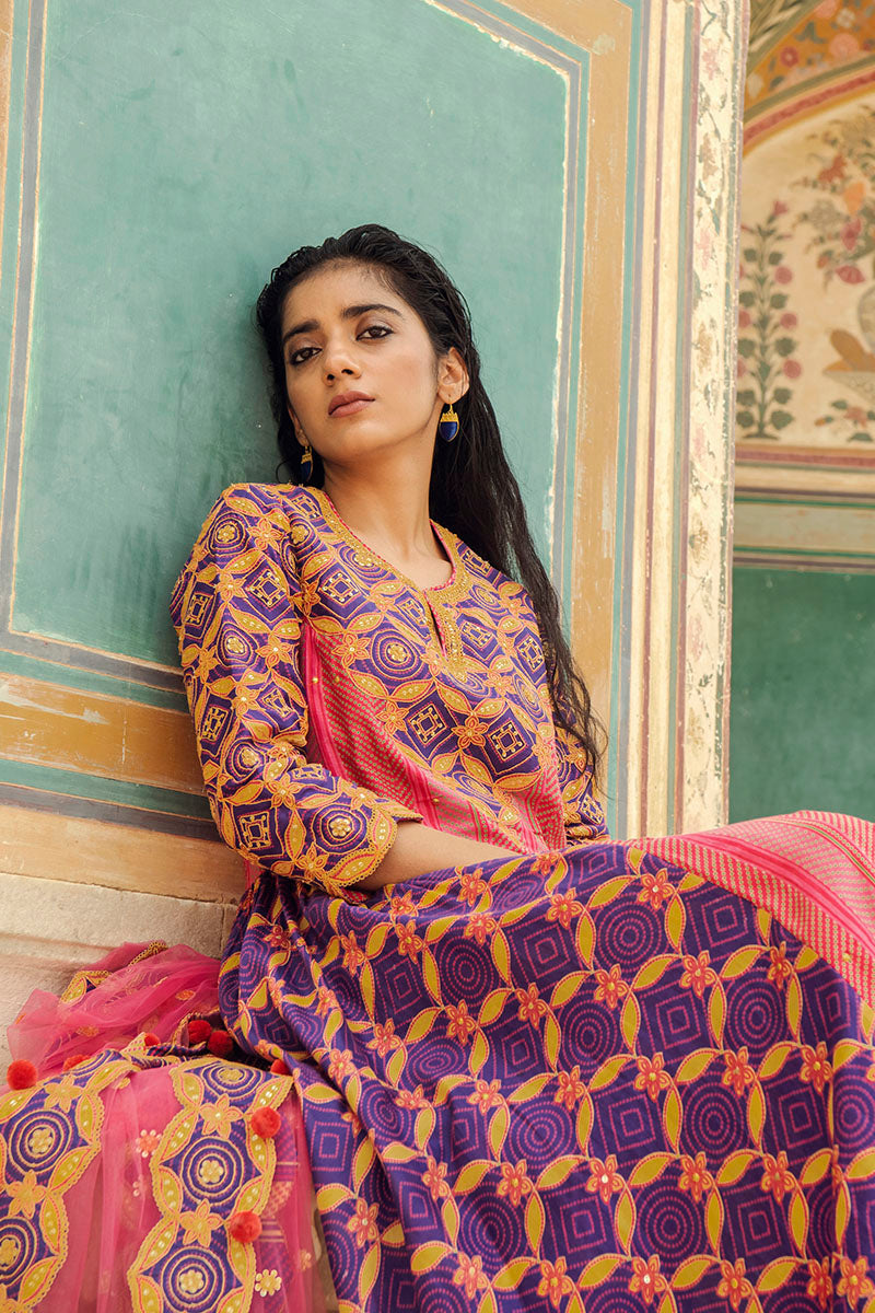 Nagaur Kurta, Tonk/Pants & Barmer Dupatta