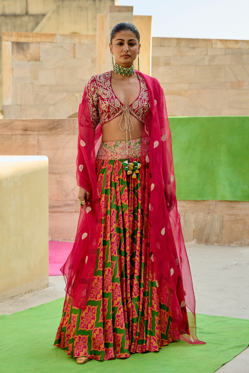 Panna Lehenga Set