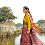 Morbagh Rose Pink Saree With Blouse