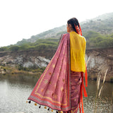 Morbagh Rose Pink Saree With Blouse
