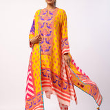 Rena Embroidered Printed Kurta Set