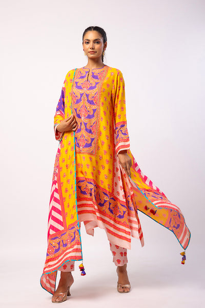 Rena Embroidered Printed Kurta Set