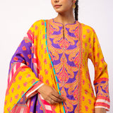 Rena Embroidered Printed Kurta Set