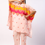 Neerja Embroidered Printed Short Kaftan Set