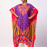 Kavya Embroidered Printed Kaftan Set