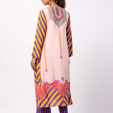 Moli Ivory Embroidered Printed Kurta Set
