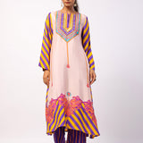 Moli Ivory Embroidered Printed Kurta Set