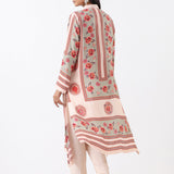Feroza Sage Placement Printed Kurta Set
