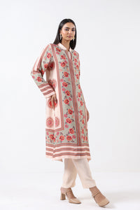 Feroza Sage Placement Printed Kurta Set