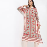 Feroza Sage Placement Printed Kurta Set
