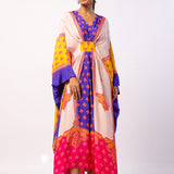 Veda Printed Kaftan Dress