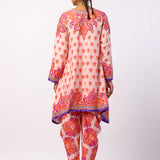 Svara Printed Embroidered Tunic Set