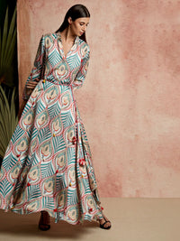 Amer Multicolor Long Dress