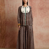 Amer Striped Kanchali Top