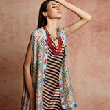 Amer Multi Color Overlay With Tassels